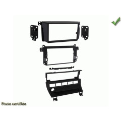 KIT 2 DIN BMW SERIE 3 E46 1999-2006 AVEC 5 BOUTONS NOIR MAT SANS MODIF