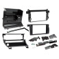 KIT 2 DIN BMW SERIE 3 E46 1999-2006 AVEC BARRETTE DE BOUTON NOIR MAT KIT 2 DIN BMW SERIE 3 E46 1999-2006 AVEC BARRETTE DE BOUTON NOIR MAT
