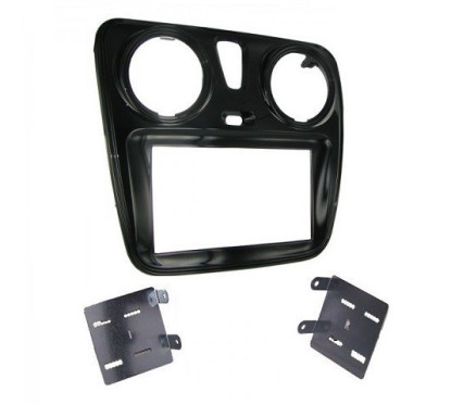 KIT 2 DIN DACIA DOKKER VAN 2012- NOIR LAQUE