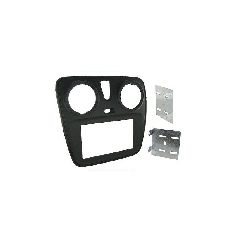 KIT 2 DIN DACIA DOKKER VAN 2012- NOIR MAT KIT 2 DIN DACIA DOKKER VAN 2012- NOIR MAT