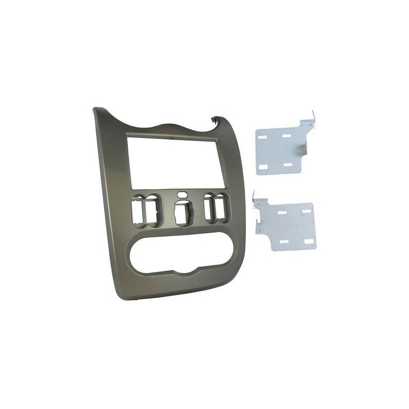 KIT 2 DIN DACIA LOGAN 2008-2012 - MARRON