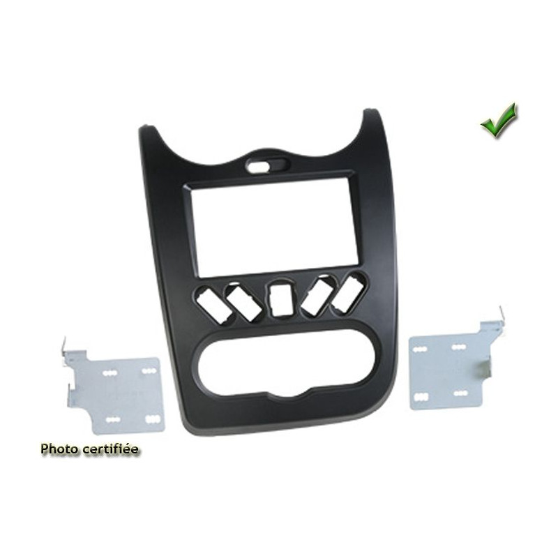 KIT 2 DIN DACIA LOGAN 2008-2012 NOIR ANTHRACITE