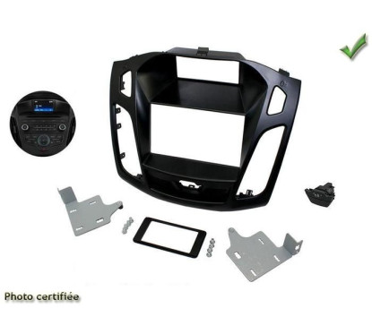 KIT 2 DIN FORD FOCUS 2015- NOIR INTER EN OPTION CHEZ FORD