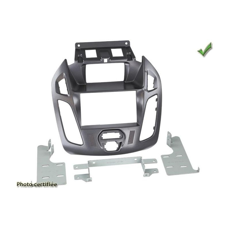 KIT 2 DIN FORD TRANSIT CONNECT 09/2013- AVEC ECRAN GRIS PAILLE(PLUS FORD1519127)