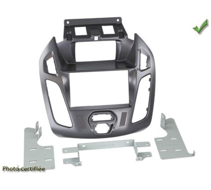 KIT 2 DIN FORD TRANSIT CONNECT 09/2013- AVEC ECRAN GRIS PAILLE(PLUS FORD1519127)