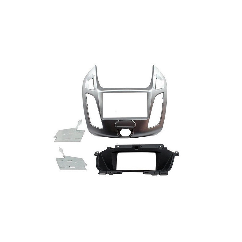 KIT 2 DIN FORD TRANSIT CONNECT 2014- AVEC OU SANS ECRAN - ARGENT