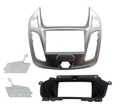KIT 2 DIN FORD TRANSIT CONNECT 2014- AVEC OU SANS ECRAN - ARGENT