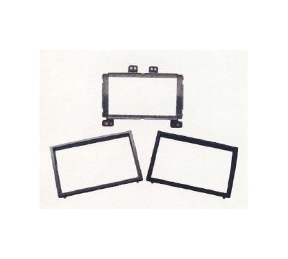 KIT 2 DIN HYUNDAI I20 2009-2012 AVEC FACADE ARGENT ET NOIR