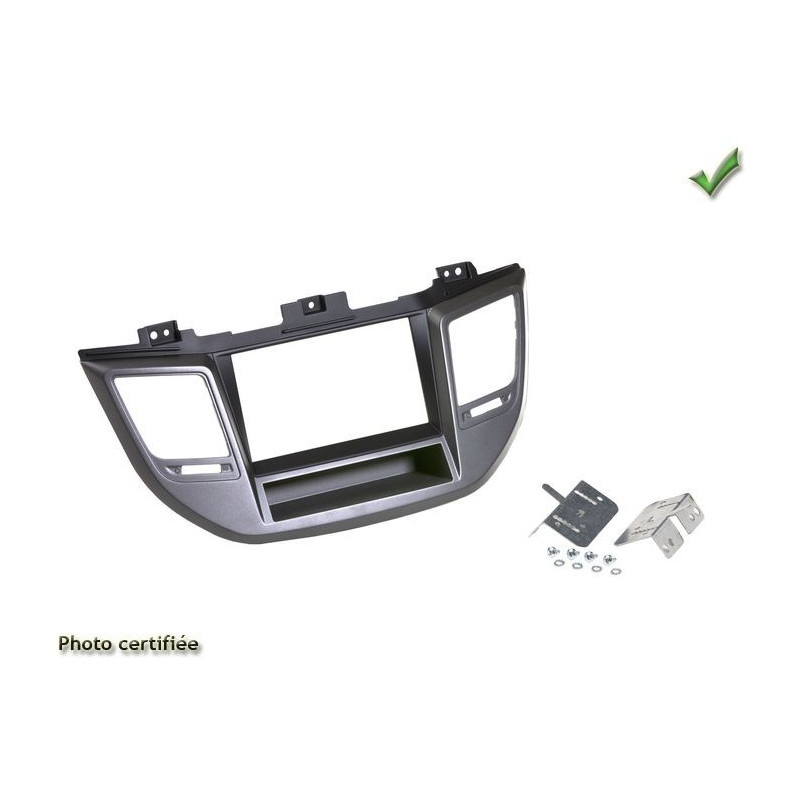 KIT 2 DIN HYUNDAI TUCSON 2015- NOIR ET ARGENT