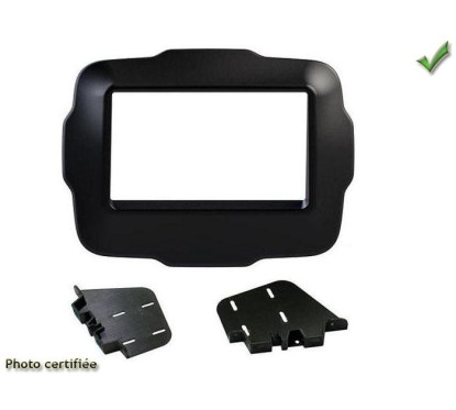 KIT 2 DIN JEEP RENEGADE 2015- NOIR NAV ORIGINE