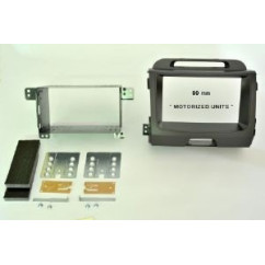 KIT 2 DIN KIA SPORTAGE 2010- POUR ECRAN MOTORISE GRIS FONCE