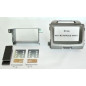 KIT 2 DIN KIA SPORTAGE 2010- POUR ECRAN NON MOTORISE GRIS ARGENT
