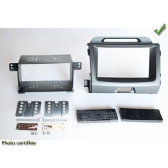 KIT 2 DIN KIA SPORTAGE 2015-2016 POUR ECRAN NON MOTORISE BLEU