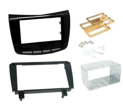 KIT 2 DIN LANCIA DELTA 2014- NOIR LAQUE SAUF NAVIGATION