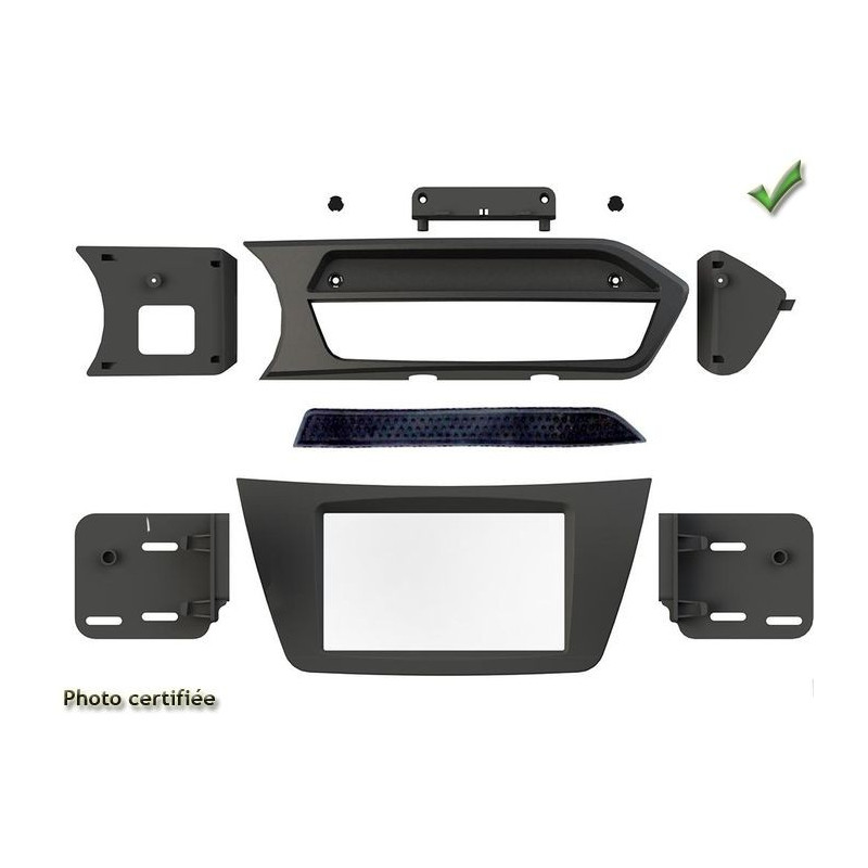 KIT 2 DIN MERCEDES C W204 2011-2014 SANS NAVIGATION ORIGINE