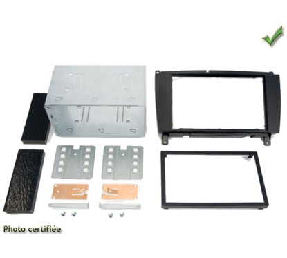 KIT 2 DIN MERCEDES CLK CABRIOLET 2004-2010 (W209) NOIR