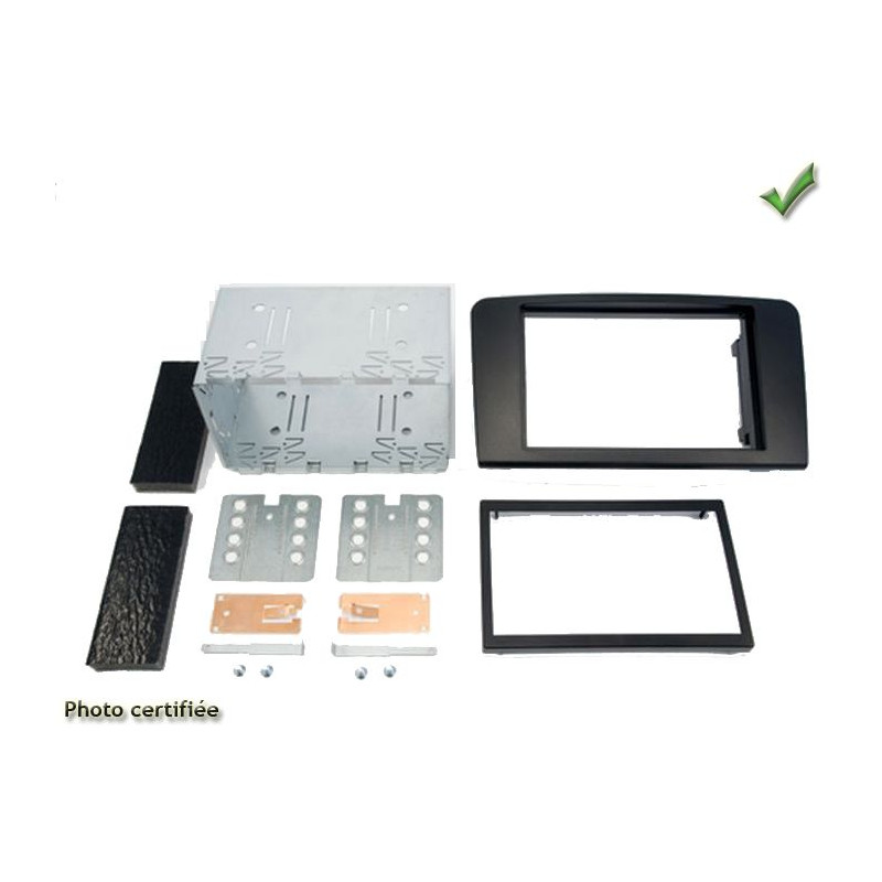 KIT 2 DIN MERCEDES GL 2006-2012 (X164) NOIR