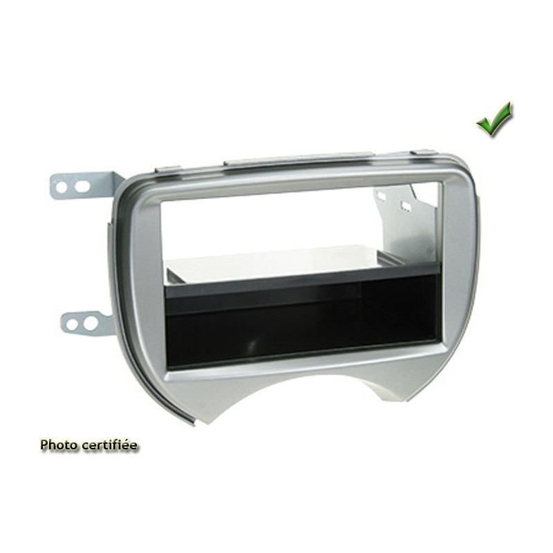 KIT 2 DIN NISSAN MICRA 2010-2013 (K13) ARGENT SANS NAVIGATION ORIGINE