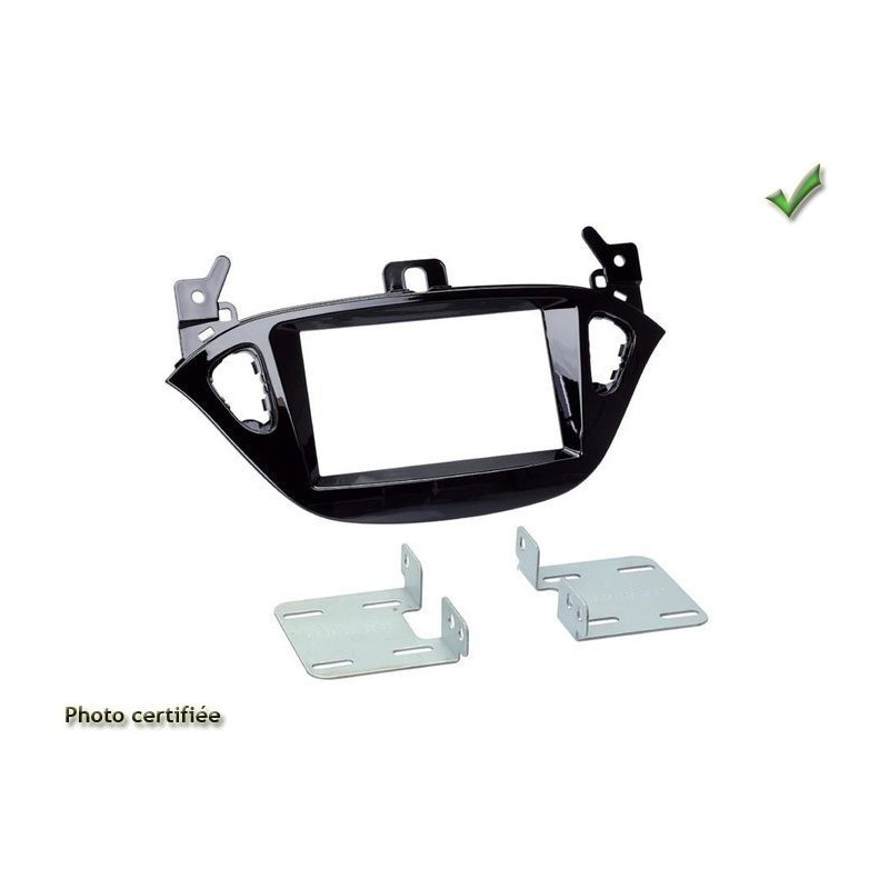 KIT 2 DIN OPEL ADAM 01/2013- CORSA 2014- NOIR MAT