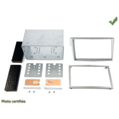 KIT 2 DIN OPEL ASTRA H 2004-2009 ARGENT