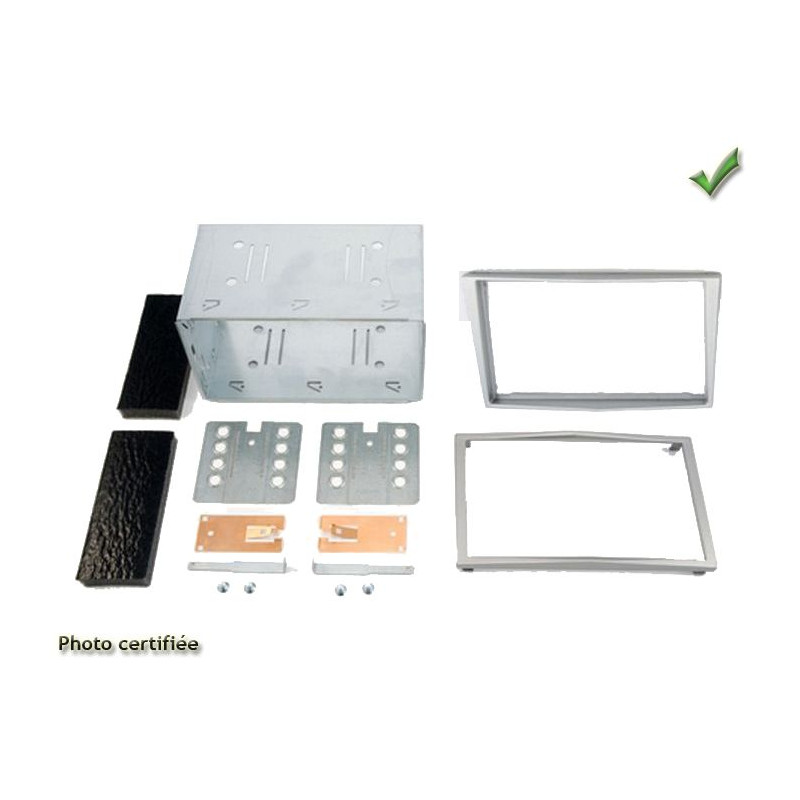 KIT 2 DIN OPEL ASTRA H 2004-2009 ARGENT