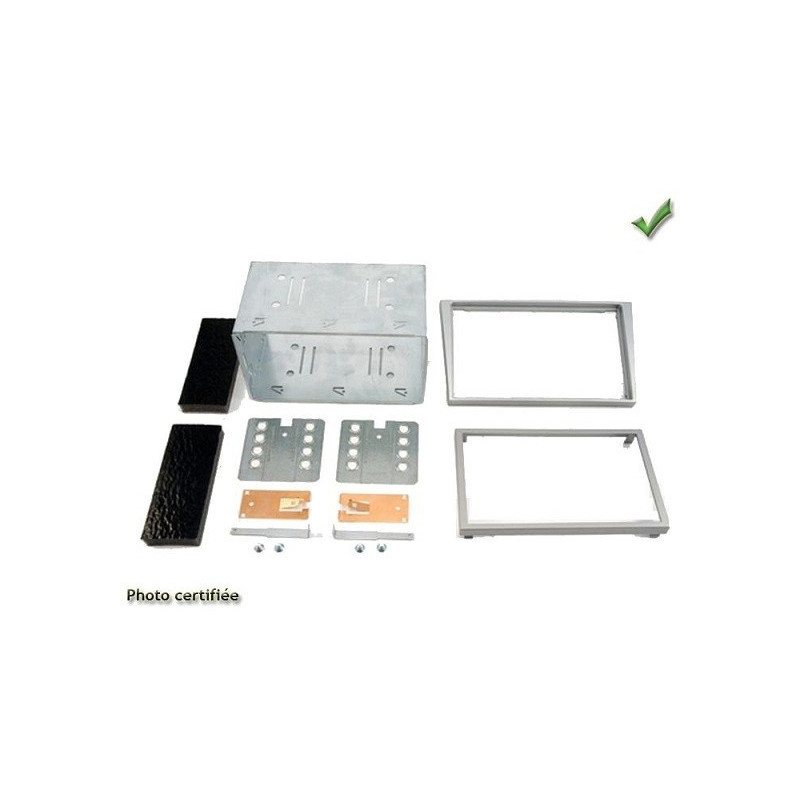 KIT 2 DIN OPEL COMBI 2003- ARGENT