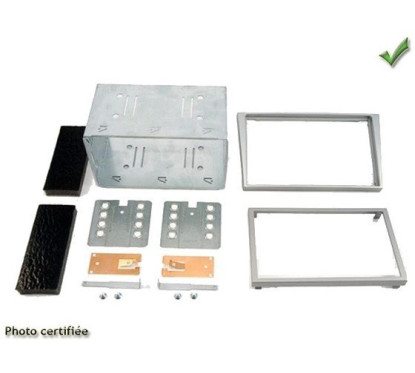 KIT 2 DIN OPEL COMBI 2003- ARGENT
