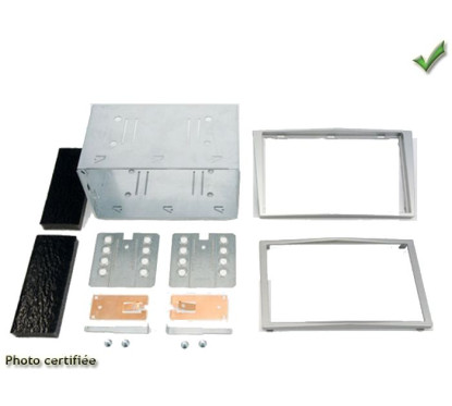 KIT 2 DIN OPEL CORSA 2006-2011 ARGENT