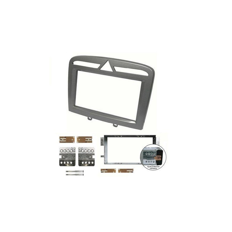 KIT 2 DIN PEUGEOT 408 2010- ARGENT