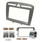 KIT 2 DIN PEUGEOT 408 2010- ARGENT