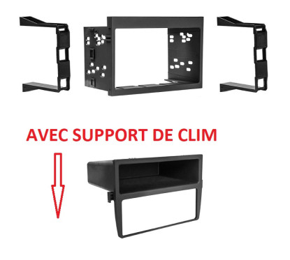 KIT 2 DIN PORSCHE 911 1998-2004 (996) SANS PCM