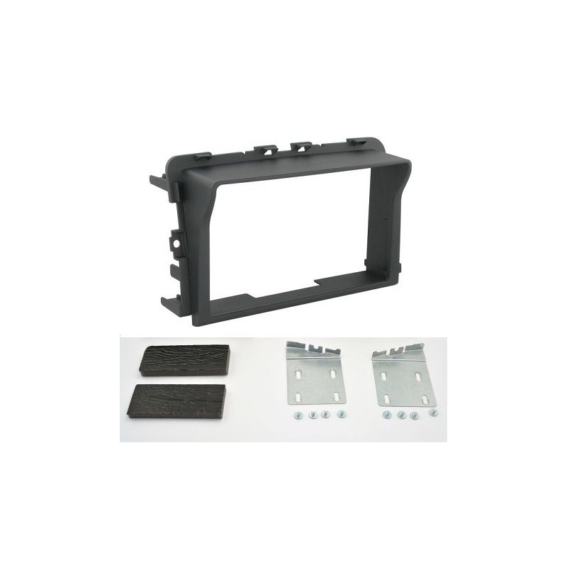 KIT 2 DIN RENAULT TRAFIC 2010-2014 (EL/FL/JL) NOIR SANS ECRAN