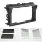 KIT 2 DIN RENAULT TRAFIC 2010-2014 (EL/FL/JL) NOIR SANS ECRAN