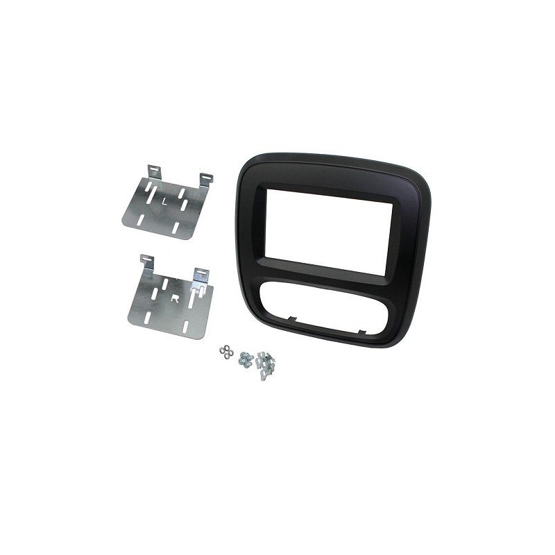KIT 2 DIN RENAULT TRAFIC 2014- NOIR, AVEC CLIMATION MANUELLE