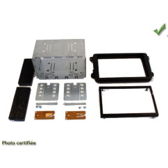 KIT 2 DIN SKODA ROOMSTER 2006- AVEC CAGE ALUMINIUM