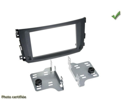 KIT 2 DIN SMART FORTWO 10/2010-2014 NOIR SANS GPS ORIGINE