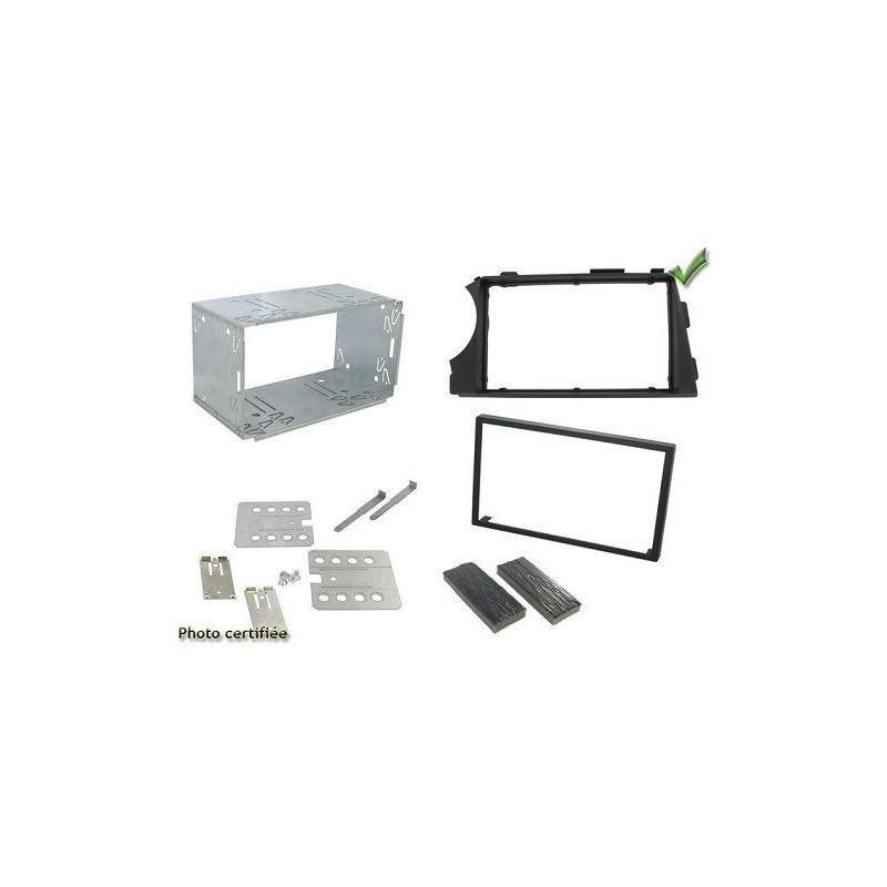 KIT 2 DIN SSANGYONG KYRON 2005- AVEC AUTORADIO ORIGINE