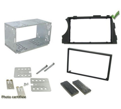 KIT 2 DIN SSANGYONG KYRON 2005- AVEC AUTORADIO ORIGINE