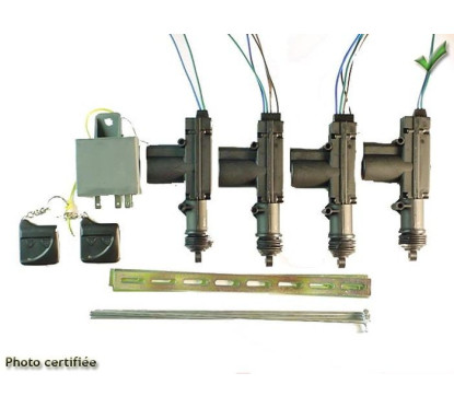 KIT CENTRALISATION 4 PISTONS 12V 2TELECDES