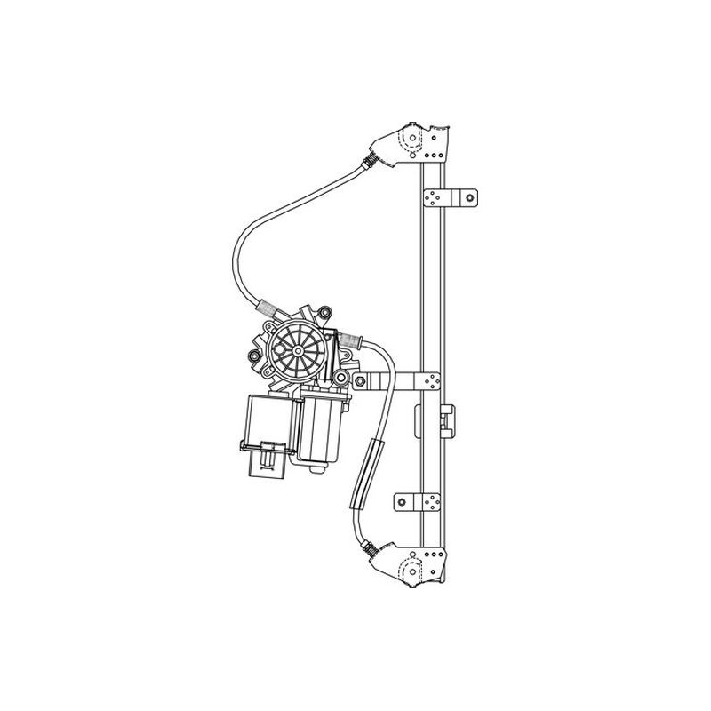 MECANISME PEUGEOT 307 SW 02/2002- 4P ARRIERE DROIT AVEC MOTEUR CONFORT