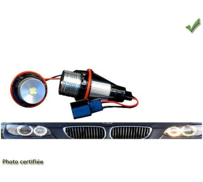 PACK AMPOULES LED ANGEL EYES H8 POUR E39-E53-E60-E61-E63-E64-E65-E66-E87-X5