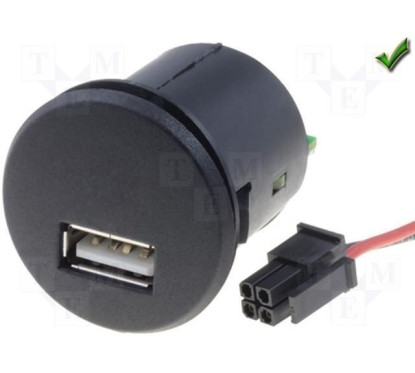 PRISE USB FEMELLE A ENCASTRER SORTIE 5 VOLT 2.1A USB FEMELLE
