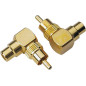 RACCORDS RCA 90°FEM/MALE COURT (PAR 2 PIECES)