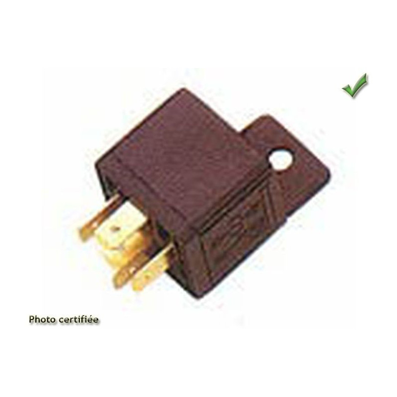 RELAIS INVERSEUR 24V 20A 1 CONTACT REPOS TRAVAIL 5 FICHES