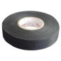 RUBANS ADHESIFS TISSUS X10 ROULEAUX NOIR 19MM X25M