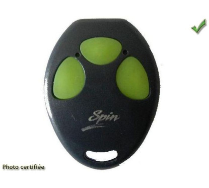TELECOMMANDE 3 BOUTONS SPIN S841 S5005S S800
