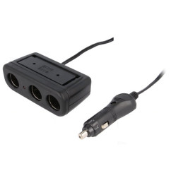 TRIPLE PRISE ALLUME CIGARE 12V
