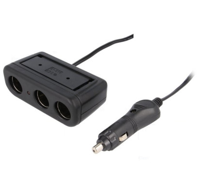TRIPLE PRISE ALLUME CIGARE 12V