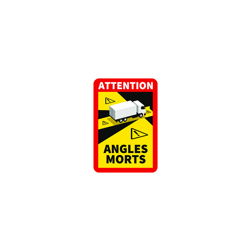 Autocollant Angles Morts Camion