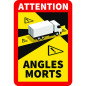 copy of Autocollant Angles Morts Camion